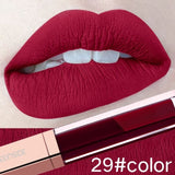 24 Color Make Up Liquid Lipstick Waterproof Mate Red Lip Long Lasting Ultra Matte Lip Gloss Black Blue Nude Lipstick