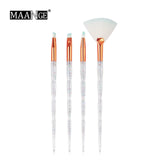 MAANGE 4/10Pcs New Diamond Makeup Brushes Set Women Foundation Powder Blush Eye shadow Lip Cosmetic Colorful for Make Up Tools