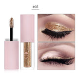 1PC 15Color Liquid Glitter Eyeshadow Pencil Shimmer Eyeshadow Waterproof Long-lasting Shimmer Eyeshadow Eye Makeup Accessorices