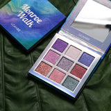 UCANBE Brand Shimmer Matte Eyeshadow Makeup Palette 9 Colors Holographic Nude Glow Pigment Eye Shadow Long Lasting Cosmetic Set