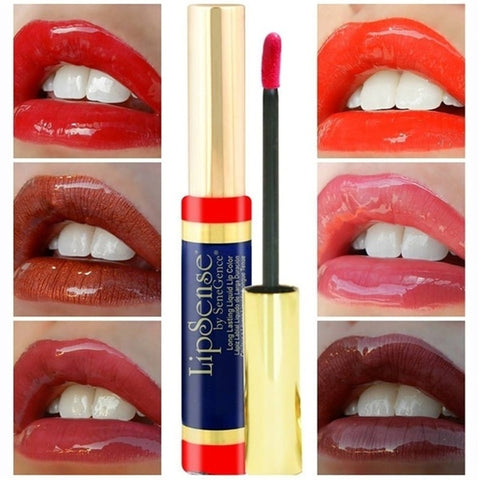 Lip Gloss with Brush Liquid Lipstick Moisturizer Shimmer Lip Make Up Long Lasting Nutritious Shine Vivid Lipgloss Pigment Tint