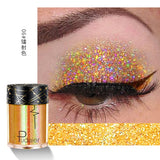 Shiny Ray Holographic Sequins Glitter Shimmer Pigment Eye Shadow Tattoo Lip Nail Body Glitter Festival Party Eye Makeup TSLM1