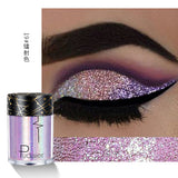 Shiny Ray Holographic Sequins Glitter Shimmer Pigment Eye Shadow Tattoo Lip Nail Body Glitter Festival Party Eye Makeup TSLM1