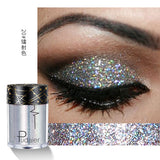 Shiny Ray Holographic Sequins Glitter Shimmer Pigment Eye Shadow Tattoo Lip Nail Body Glitter Festival Party Eye Makeup TSLM1