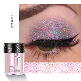 Shiny Ray Holographic Sequins Glitter Shimmer Pigment Eye Shadow Tattoo Lip Nail Body Glitter Festival Party Eye Makeup TSLM1